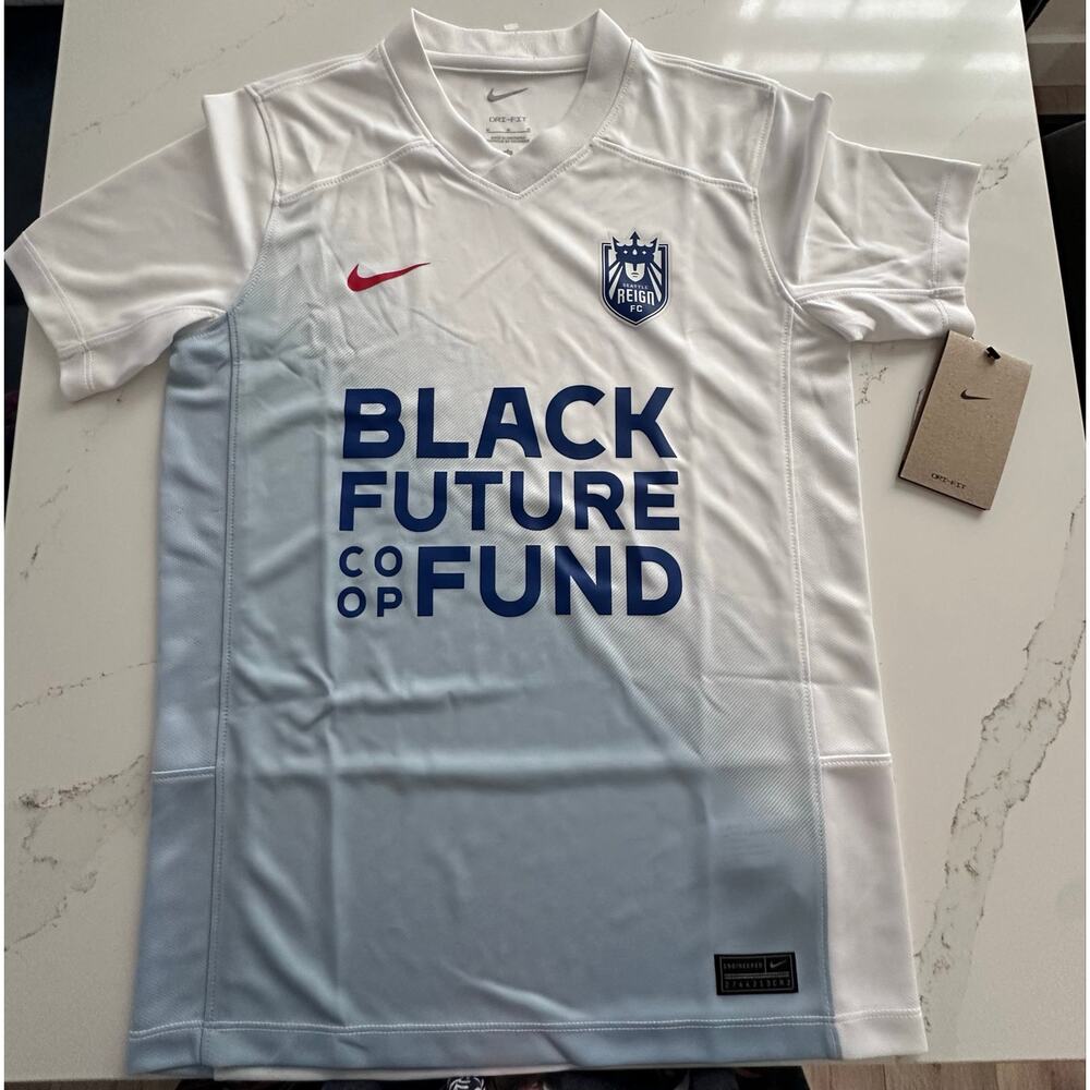 NIKE Dri-Fit Seattle Reign FC NWSL 2024 Away Jersey Youth Medium